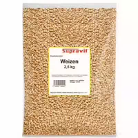Supravit Weizen Futterweizen Einzelfuttermittel Für Tauben, Vögel, Nager & Geflügel