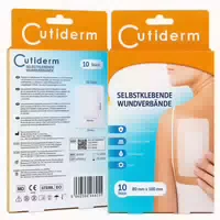 Cutiderm Steriler Wundverband 8 X 10 cm 10 st