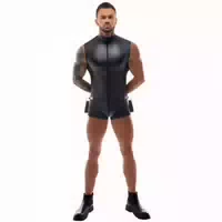 Svenjoyment Svenjoyment Bondage Jumpsuit Schwarz Xl