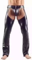 Chaps Plus String Aus Lederimitat