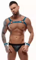 Harness Plus Jock mit Abnehmbaren Handfesseln