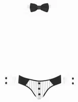 Jockslip Plus Handgelenk Manschetten und Fliege im Set