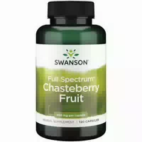 Swanson, Full Spectrum Chasteberry Fruit Mönchspfeffer Frucht , 400mg,kapseln