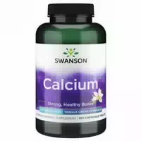 Swanson Calcium 500 mg 100 Vanillecreme Kautabletten