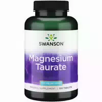 Swanson, Magnesium Taurate, Glutenfreie Tabletten