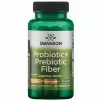 Swanson Probiotische Präbiotische Ballaststoffe 500 Mio Kbe und 500 mg Fos