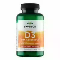 Swanson Vitamin D3 2000 Ie mit Kokosnussöl