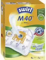Swirl Staubsaugerbeutel m 40 Sicher & Sauber