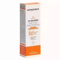 Swissforce Uv Defense Sonnenschutzfluid für das Gesicht Lsf 50