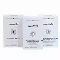 Swissovit Energie Booster Set mit Vitamin D3 K2 B Komplex Magnesium Malat