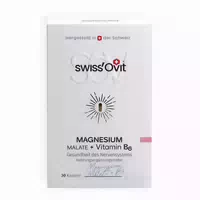 Swissovit Magnesium Komplex, Magnesiummalat Vitamin B6 Für Energie Muskeln, Vegan
