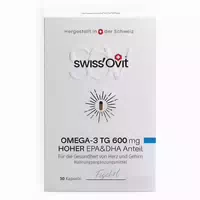 Swissovit Omega 3 Tg 600 Mg Fischã¶l Epa Dha Kapsel