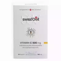 Swissovit Vitamin C 500 Mg Kapseln Für Immunschutz, Wundheilung Bindegewebe, Vegan