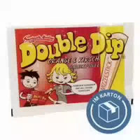Swizzels Matlow Double Dip Schleckpulver mit Swizzelstick Orange & Kirsch
