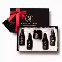 Satin Naturel Bio Anti Aging Geschenkset Frauen 5x30 Ml