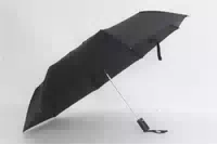 Sturm Regenschirm, Faltbar mit Schutzhülle, Schwarz
