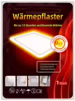 Wärmepflaster mit 12h Wärme1 Stück, 13 X 10 cm