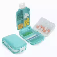 Pillendose 7 Tage Morgens Abends 8 Fächer 3 Schichten Klein 1 st