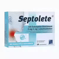 Septolete mit Eukalyptus Geschmack 3mg 1 16 st
