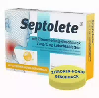 Septolete Mit Zitronen Honig Geschmack 3 Mg 1 Mg 16 St Lutschtabletten