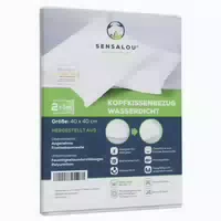 Sensalou Kopfkissenbezug Wasserdicht 80x80 Cm 2 St