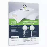 Sensalou Kopfkissenbezug Wasserdicht Set 2 st
