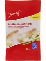 Jeden Tag Alaska Seelachsfilets Naturbelassen