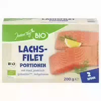 Jeden Tag Bio Lachsfilet Portionen