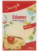 Jeden Tag Edamer Käsescheiben