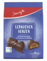 Jeden Tag Gefüllte Lebkuchen Herzen Zartbitter