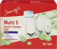Jeden Tag Geschirr Reiniger Tabs 5in1 Multi 5