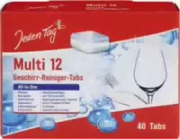 Jeden Tag Geschirr Reiniger Tabs All in One Multi 12
