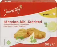Jeden Tag Hähnchen Mini Schnitzel Gewürzt