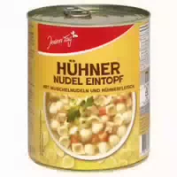 Jeden Tag Hühner Nudel Eintopf