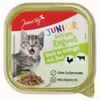 Jeden Tag Katze Junior Ragout Geflügel und Rind