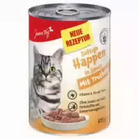 Jeden Tag Katze Saftige Happen in Sauce mit Rind