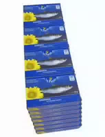 Jeden Tag Sardinen in Sojaöl mit Haut und Gräten