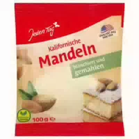 Jeden Tag Mandeln Blanchiert und Gemahlen