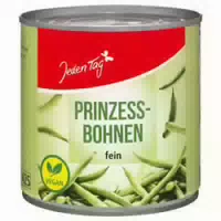 Jeden Tag Prinzess Bohnen Fein
