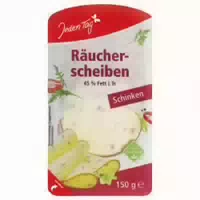 Jeden Tag Räucherscheiben Schinken