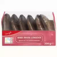 Jeden Tag Runde Braune Lebkuchen Zartbitter