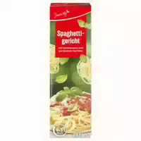 Jeden Tag Spaghetti Gericht mit Tomaten Sauce