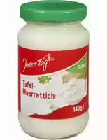 Jeden Tag Tafel Meerrettich Scharf