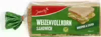 Jeden Tag Weizenvollkorn Sandwich