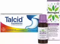 Talcid 50 Kautabletten Iberogast Advance 20 ml