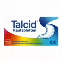 Talcid Kautabletten – Wirken Schnell Und Kontrolliert Gegen Sodbrennen, Reflux Und Säurebedingte Magenbeschwerden