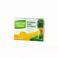 Tantum Verde 3 Mg Mit Orange Honiggeschmack 20 St Lutschtabletten