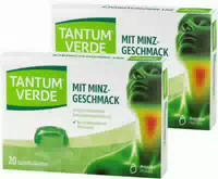 Tantum Verde 3 mg Minzgeschmack 2 X 20 Lutschtabletten