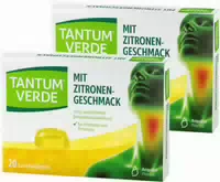 Tantum Verde 3 mg Zitrone Lutschtabletten 2 X 20 Stück