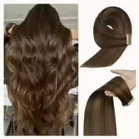 Extensions Tape Invisible Echthaar Remy Schwarz Double 1 20 1 st
